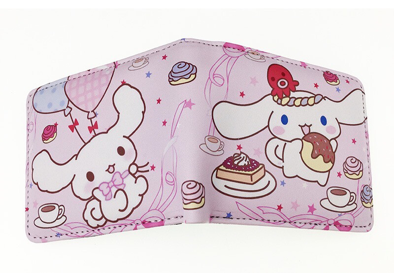 Sanrio Stitch Sailor Moon Bleach Cinnamoroll Lotso Anime Game Wallet Purse Cute Gift