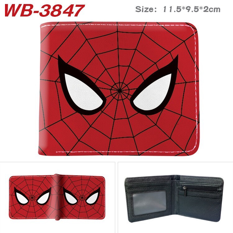 Marvel Spiderman DC universe Batman Cartoon Wallet Coin purse