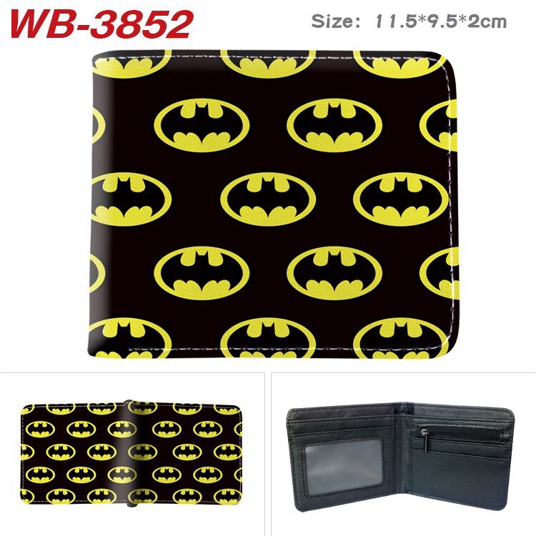 Marvel Spiderman DC universe Batman Cartoon Wallet Coin purse