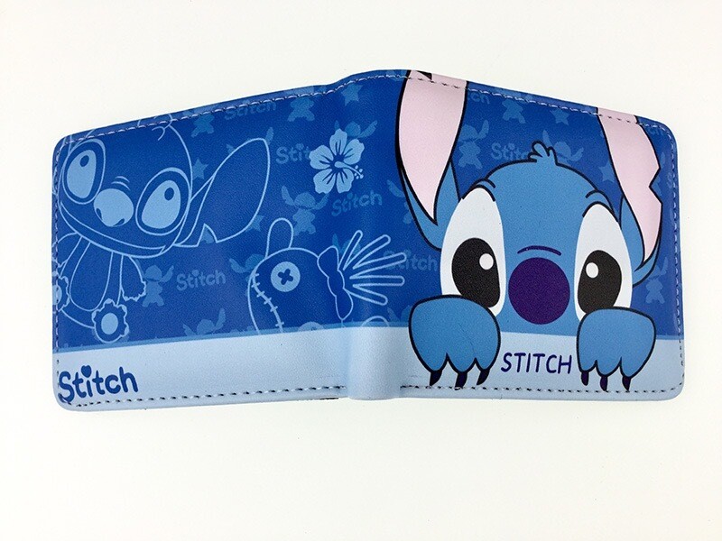 Sanrio Stitch Sailor Moon Bleach Cinnamoroll Lotso Anime Game Wallet Purse Cute Gift, Design: Stitch  1