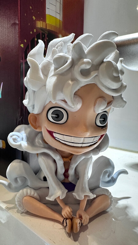 One Piece Luffy Gear 5 small Figurine fifth gear five no Mi gear5