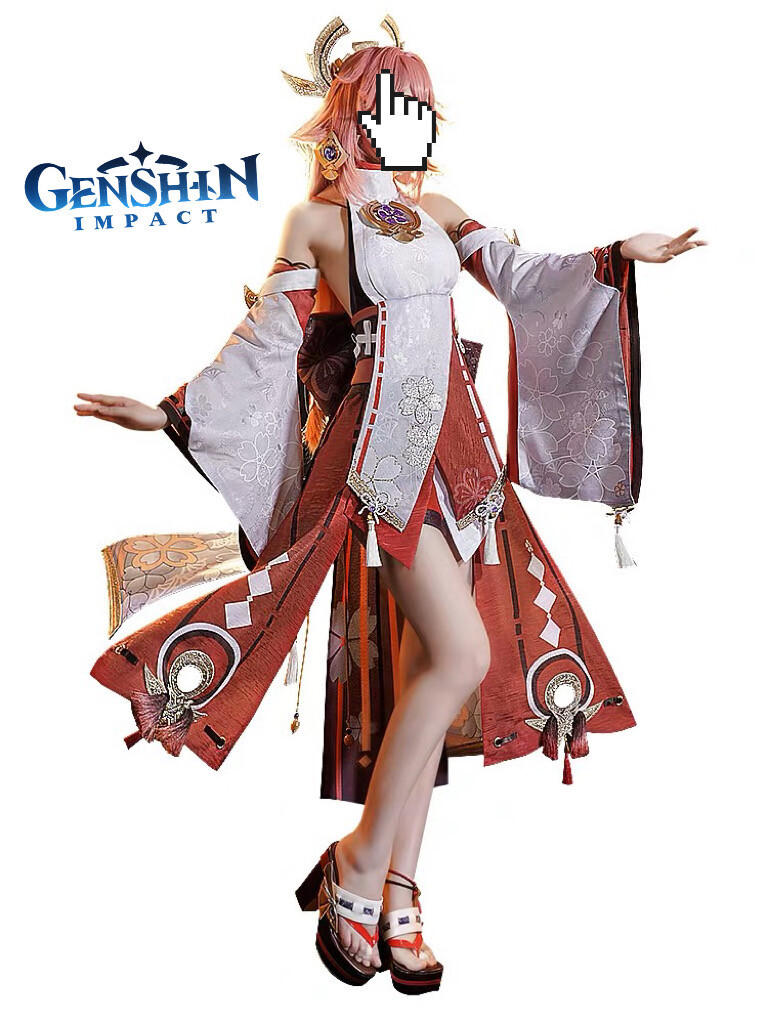 Genshin Impact Cosplay Costume Yae Miko