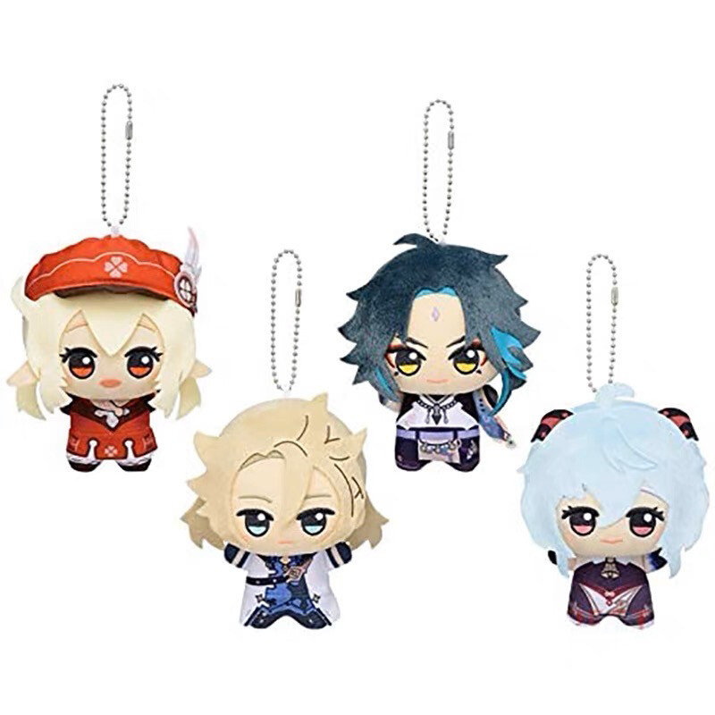 Genshin Impact Plush Genshin Keyring Keychain Stuffed Toy
