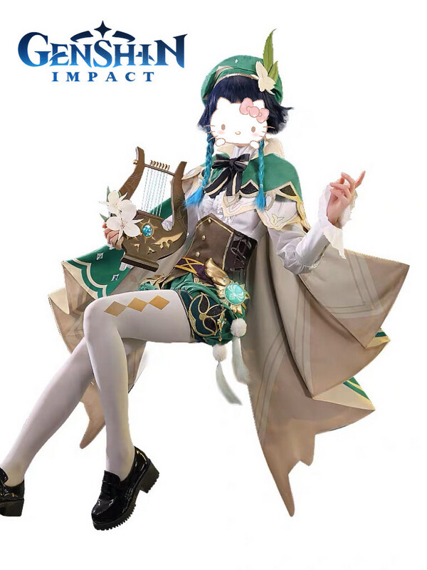 Genshin Impact Wendy Venti Cosplay Costume Hairpiece