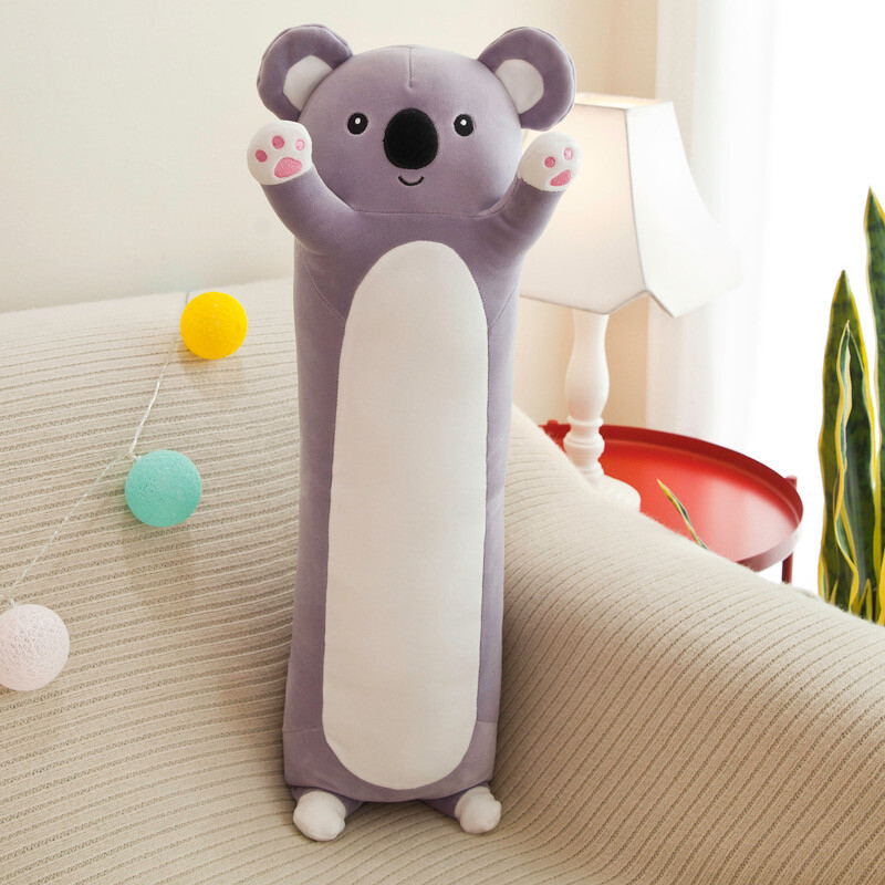 Panda Koala Plush Long Pillow Cushion Soft Stuffed Toy