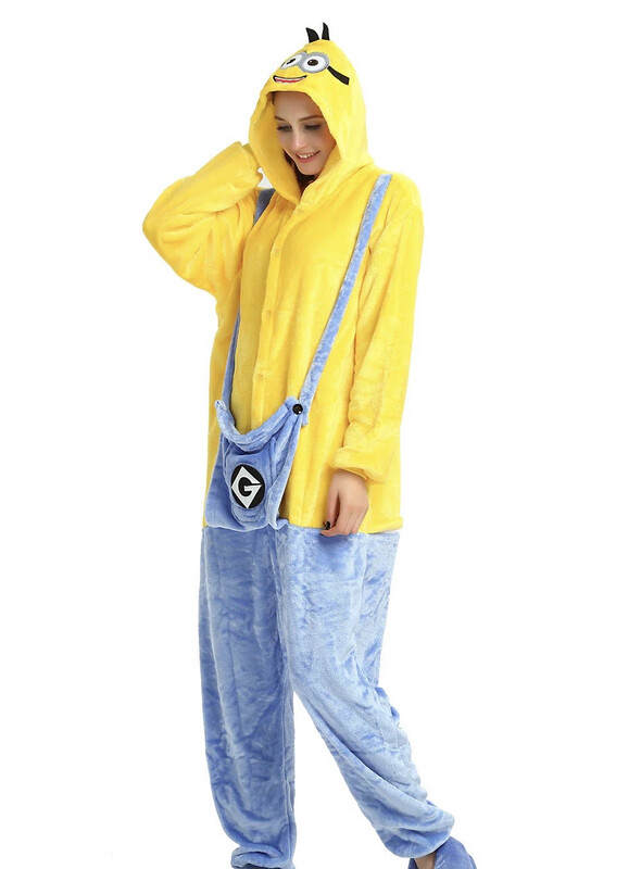 Despicable Me Minion Animal Onesies Costume Party Cute Cozy Comfortable Homewear Pajamas Kid Adult Size Available
