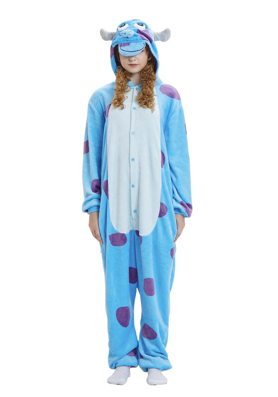 Sully Animal Onesies Costume Party Cute Cozy Comfortable Homewear Pajamas Kid Adult Size Available