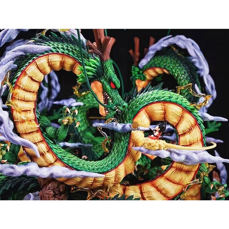Dragonball Shenron and Goku Figurine Large Decoration