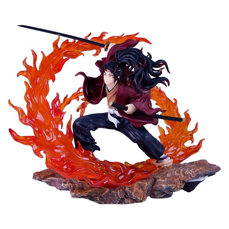 Demon Slayer kokushibou Yoriichi Figurine Fighting
