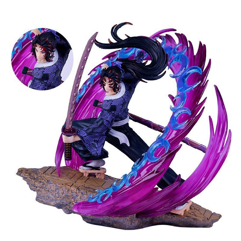 Demon Slayer kokushibou Yoriichi Figurine Fighting