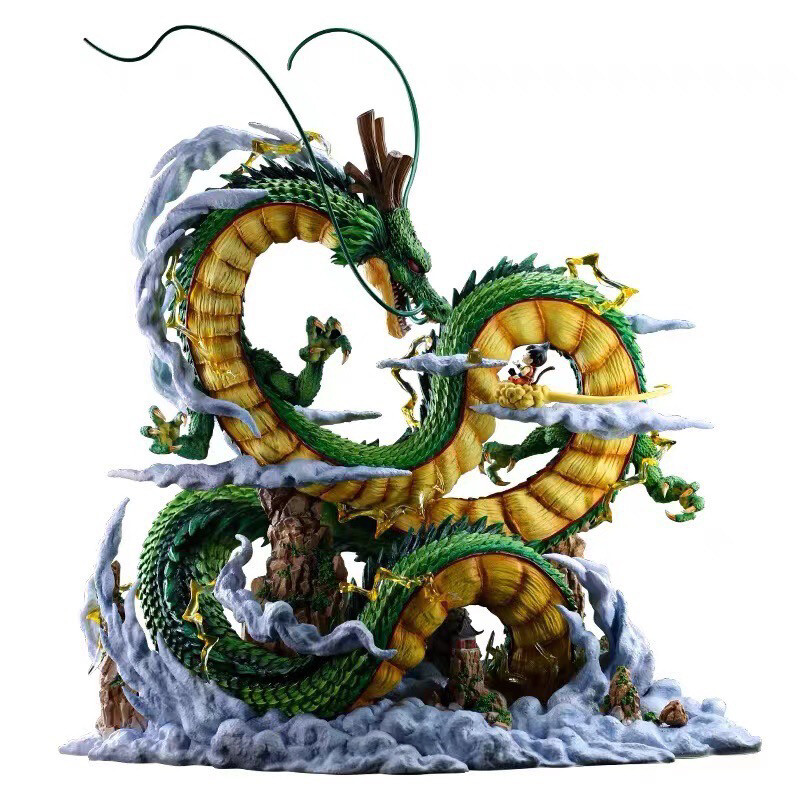 Dragonball Shenron and Goku Figurine Large Decoration