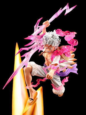 Luffy OnePiece Gear5 Figurine 2 Design Light up