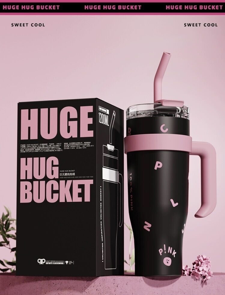Blackpink Water Bottle Jumbo 1250ml sport student Cool gift