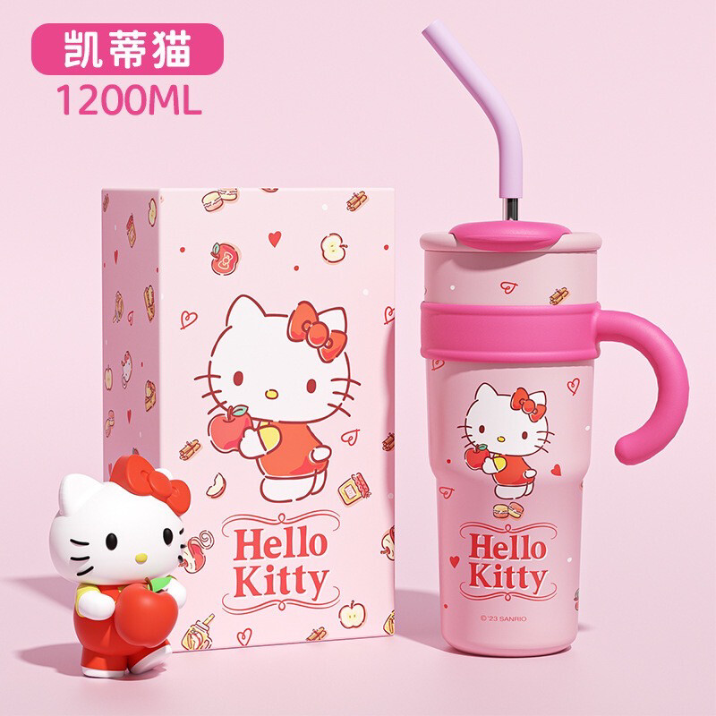 Sanrio Water Bottle Cute Jumbo Size 1200ml Kuromi Cinnamoroll Gift
