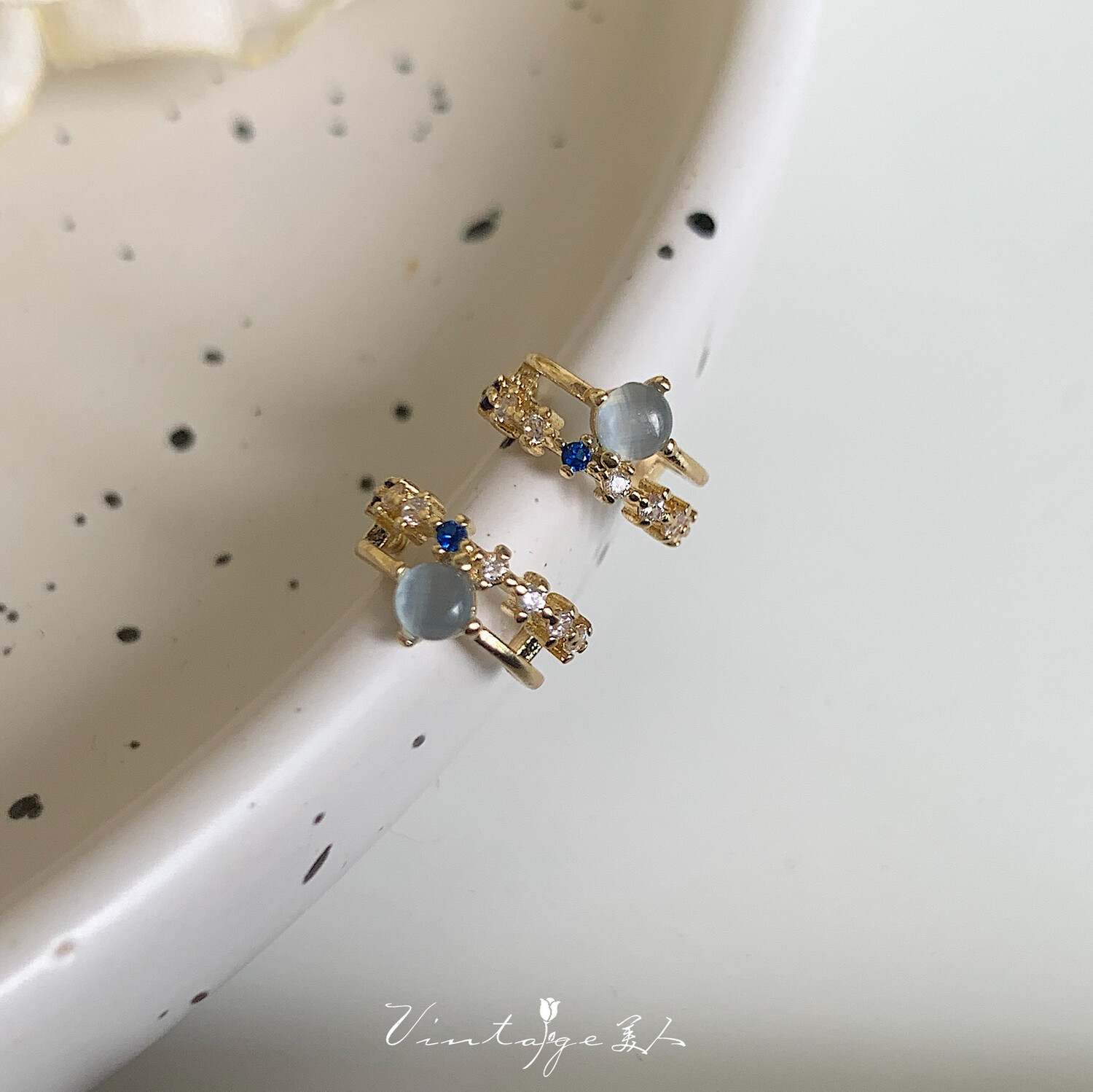 Earrings 05 Blue Mist Islands