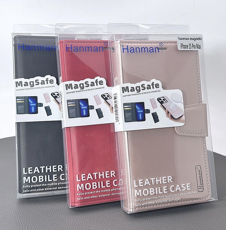 iPhone 15 Promax 2 in 1 detachable Magsafe magnetic Wallet Case