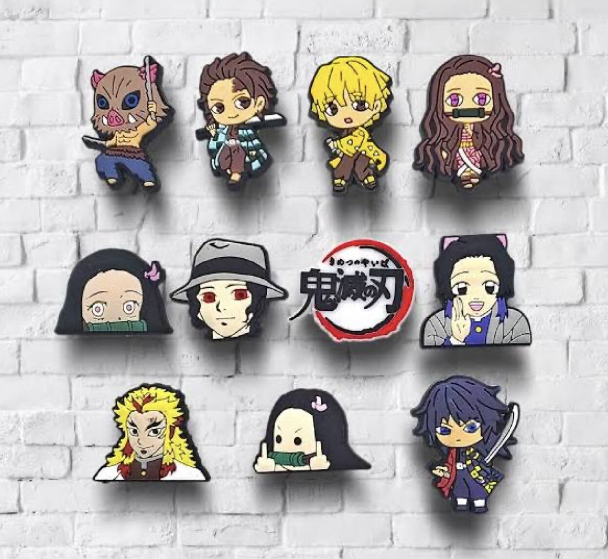 Jibbitz Demon Slayer Crocs Anime Charms Decoration Slipper Gift Tiktok viral 3 for $10