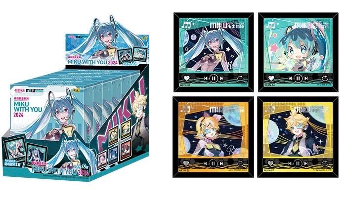 Miku 2024 concert square magnetic badege mystery box