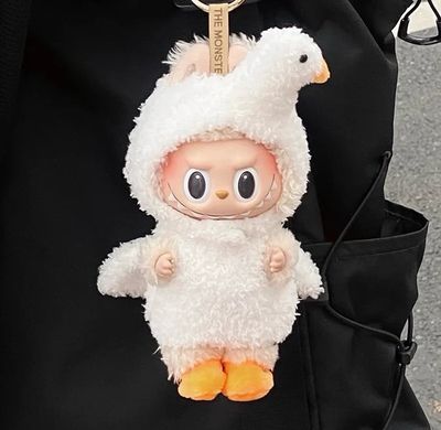 Labubu clothes Doll Outfit Cute Keyring Plush decoration