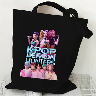 Kpop Demon Hunter Tote Canvas Bag