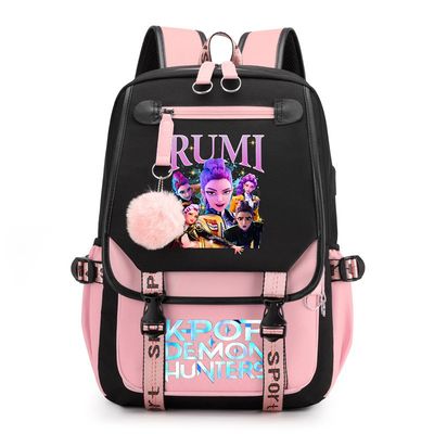 Kpop Demon Hunter Backpack School Bag Huntrix Girls&#39; bag