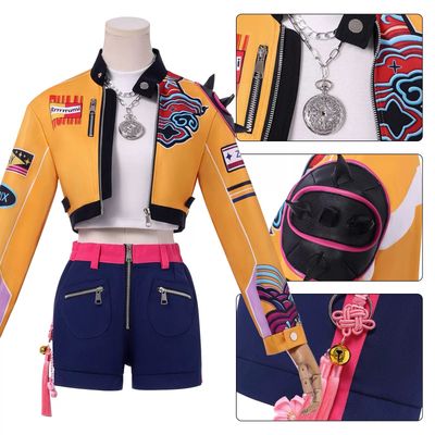 Kpop Demon Hunter Rumi Zoey Mira Cosplay Costume Girl Adult Size