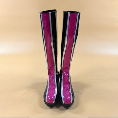 KPop Demon Hunters Idol Rumi Huntrix Shoes Boots Costume Virtual Idol Movie Cosplay for Women&#39;s Adults Halloween Carnival Performance Comic Con Anime Expo