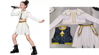 Kpop Demon Hunter Costume What It Sounds Like Cosplay Printed Pattern