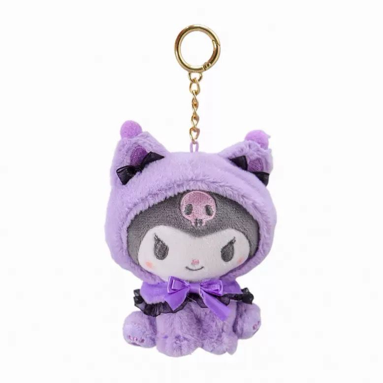 Sanrio Cat Series Plush Keyring Stuffed Toy Keychain