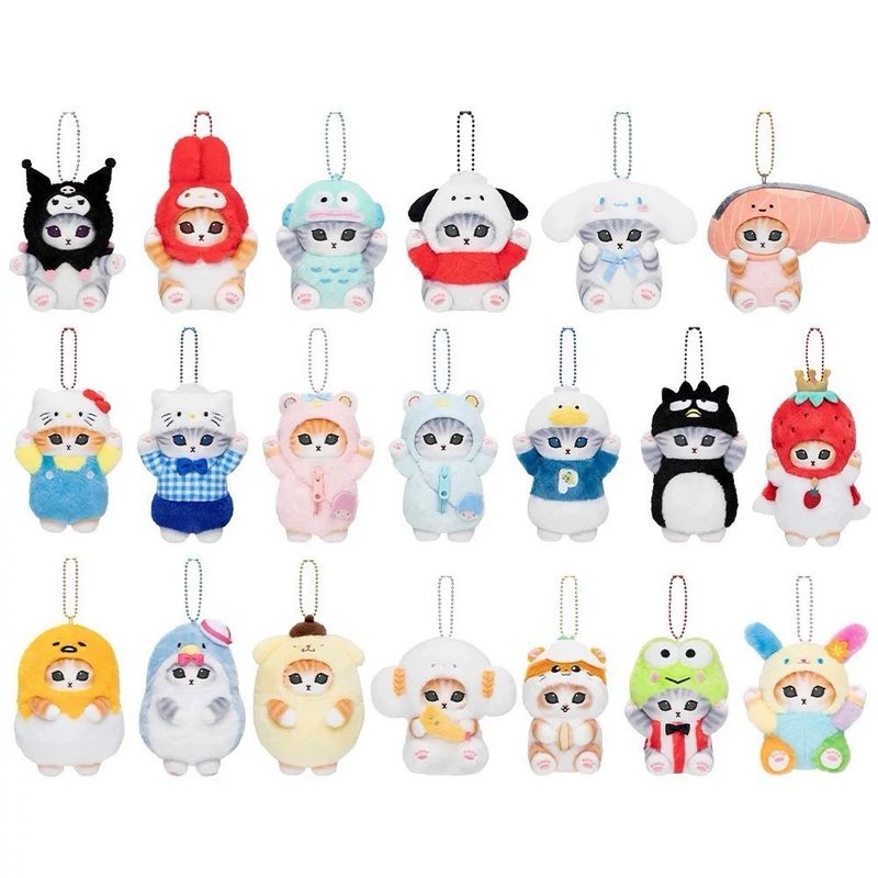 Mofusand Plush Keyring Stuffed Toy Keychain Cute Gift