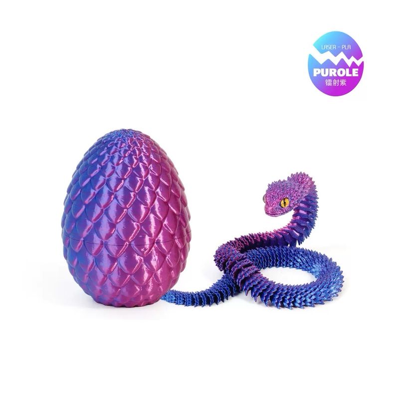 3D Printed Snake&amp;Egg