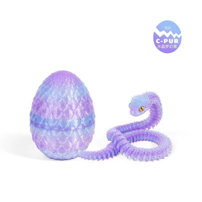 3D Printed Snake&amp;Egg