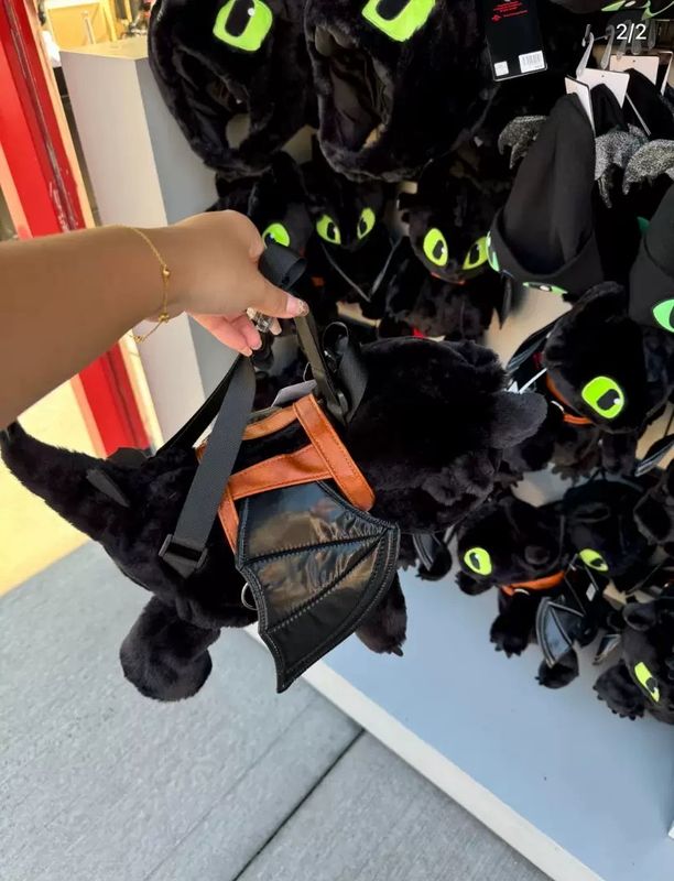 Toothless Dragon Backpack Furry Bag