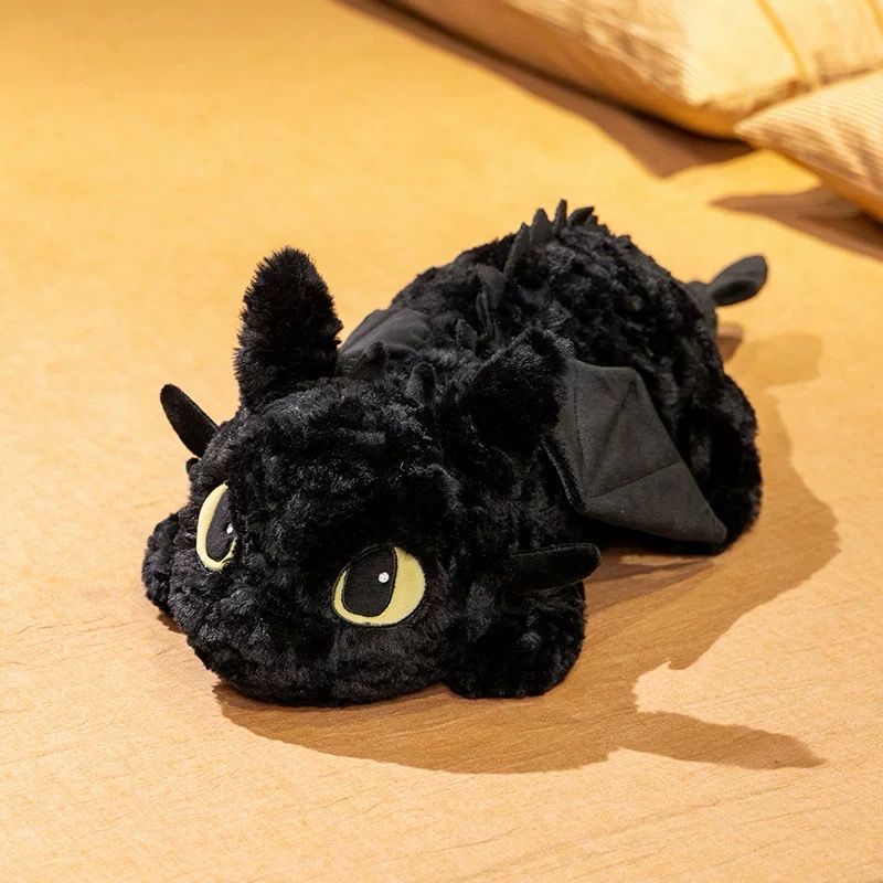 Toothless Soft Plush Stuffed Toy Furry Fluffy How to train your dragon