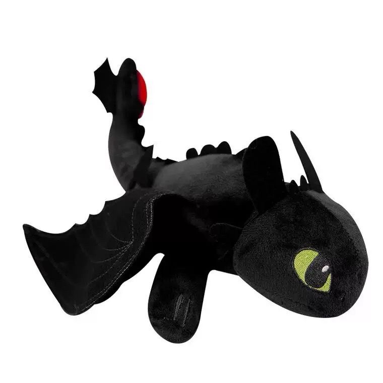 Toothless Plush Car Mount Sticky Stuffed Toy