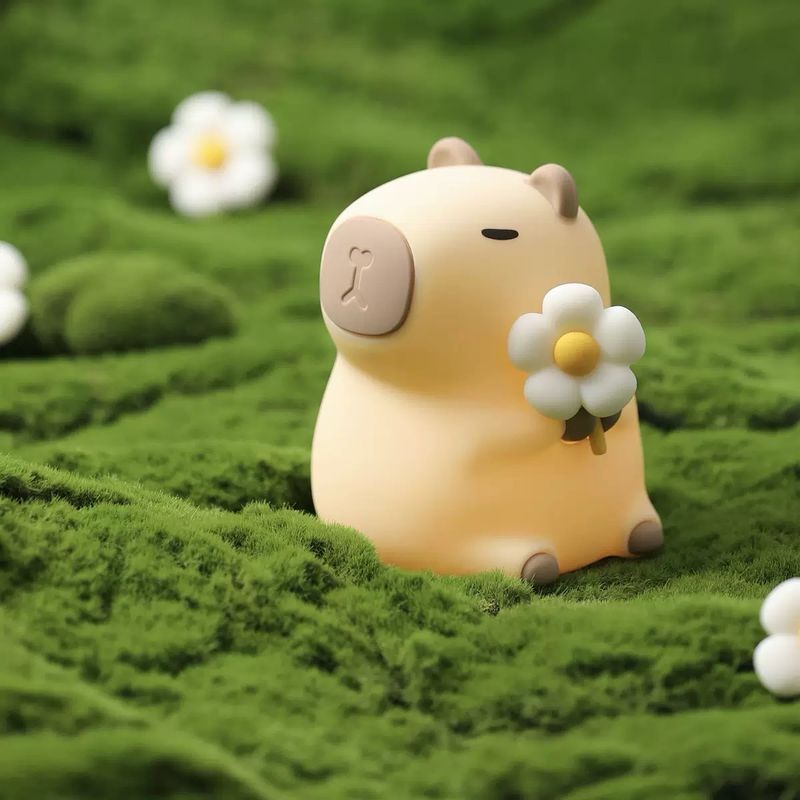 Capybara Night Light Cute Gift Rechargeable Lamp