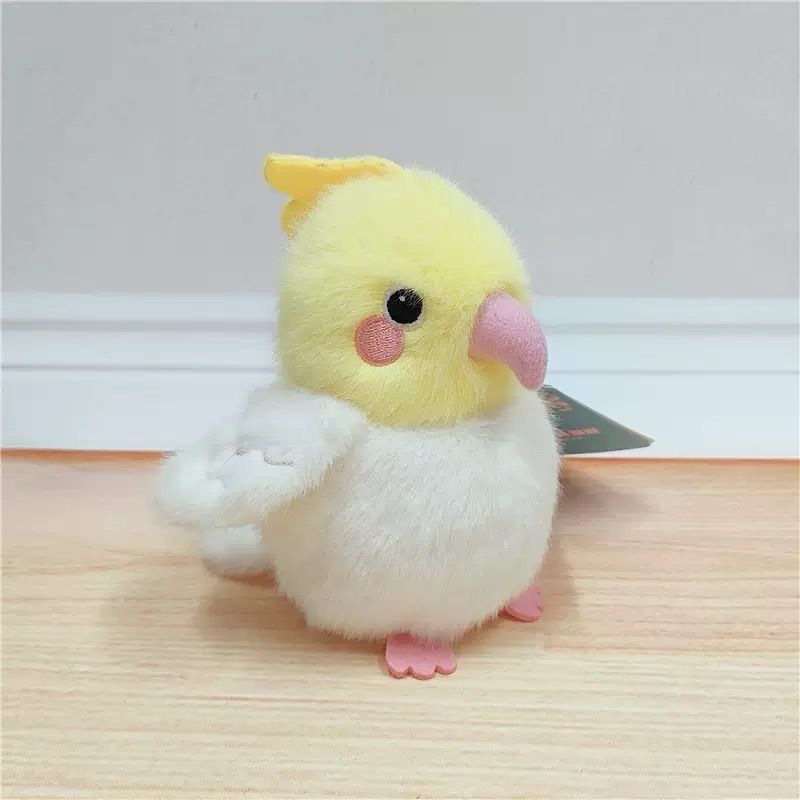 Animal Furry Keyring Cute Plush Keychain Penguin Bird