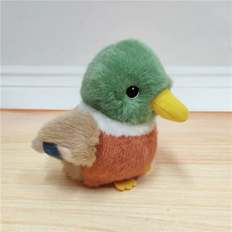 Animal Furry Keyring Cute Plush Keychain Penguin Bird
