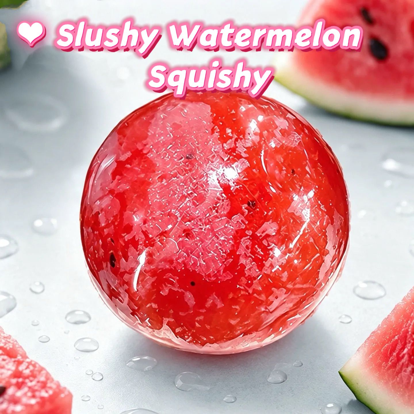 Slushy Watermelon Squishy Toy Stress Relief