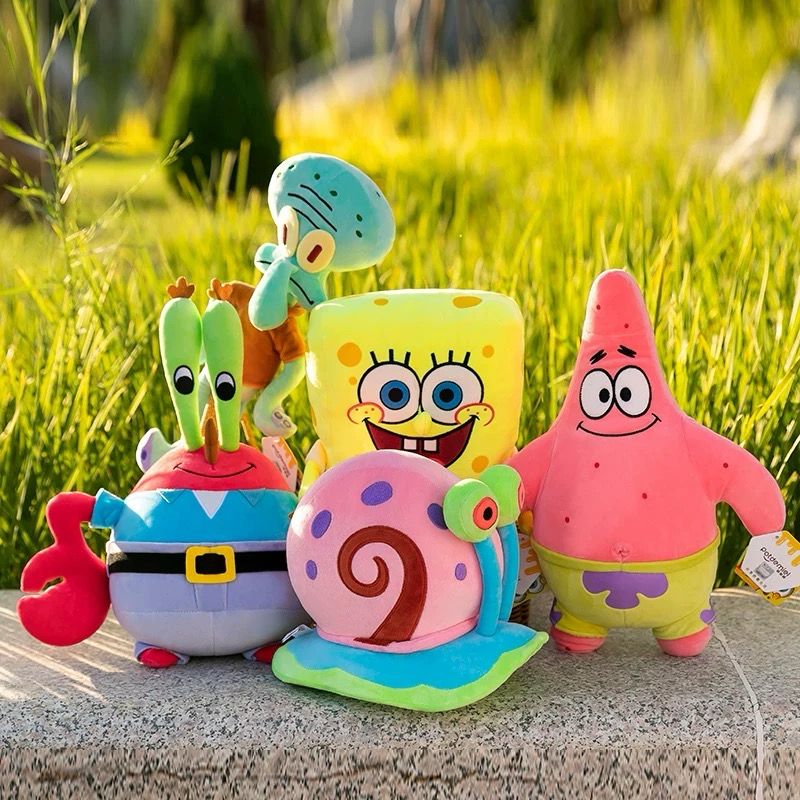 Spongebob Squidwad Patrick Mr.carb Plush Gift Cute Original Stuffed Toy Authentic