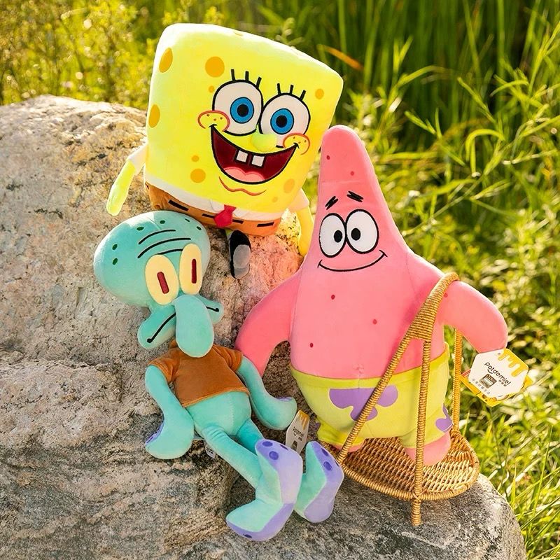 Spongebob Squidwad Patrick Mr.carb Plush Gift Cute Original Stuffed Toy Authentic