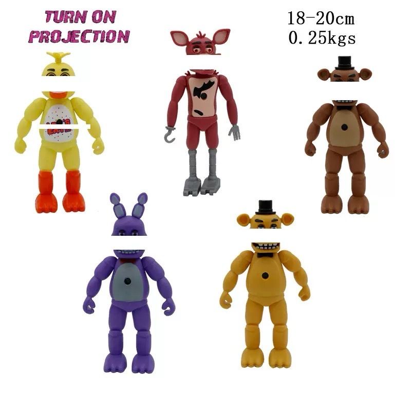 Five Nights at Fredy's Figurine Set Gift Toy Action Statue