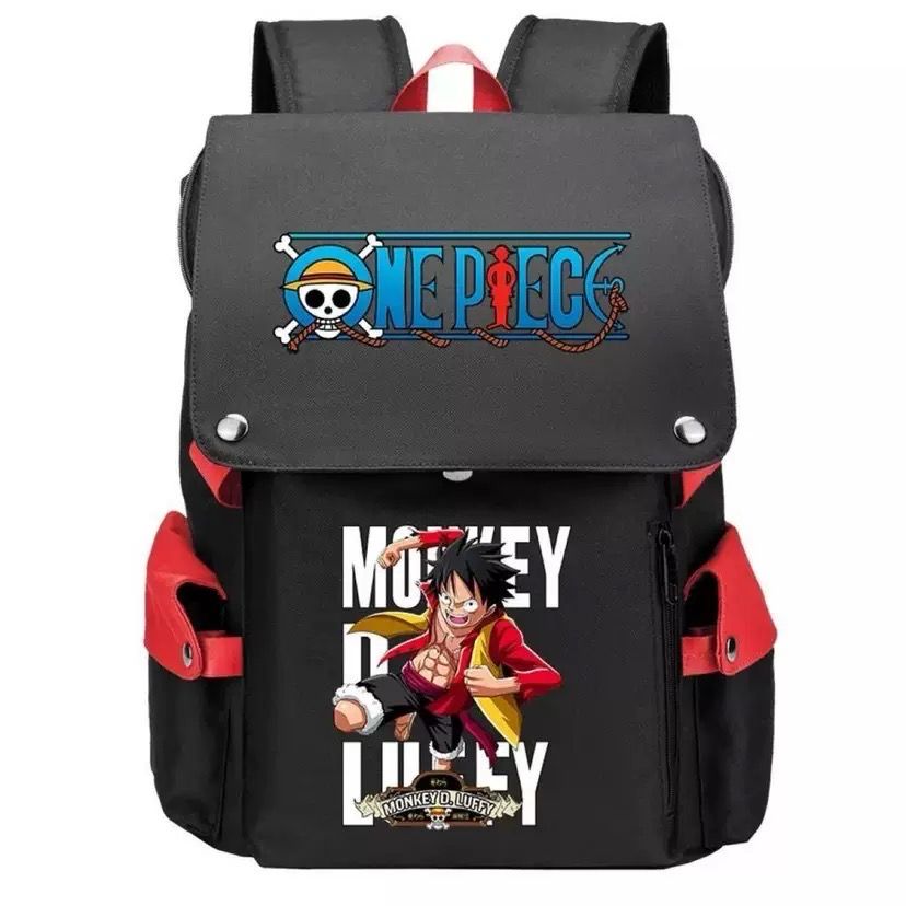 One Piece Backpack Luffy School Bag Cool Gift Demon Slayer