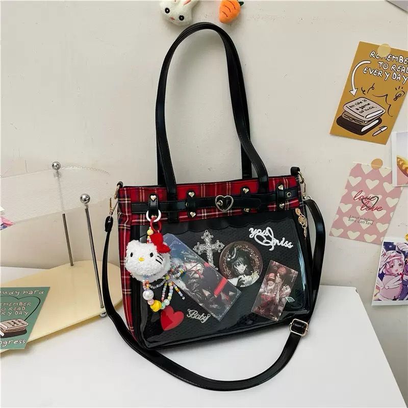 JK ITA bag cute student slingbag Shoulder Bag checkered