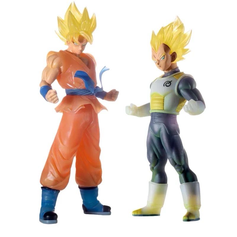 Bandai Clearise Series Goku Vegeta Figurine Original Japanese Anime