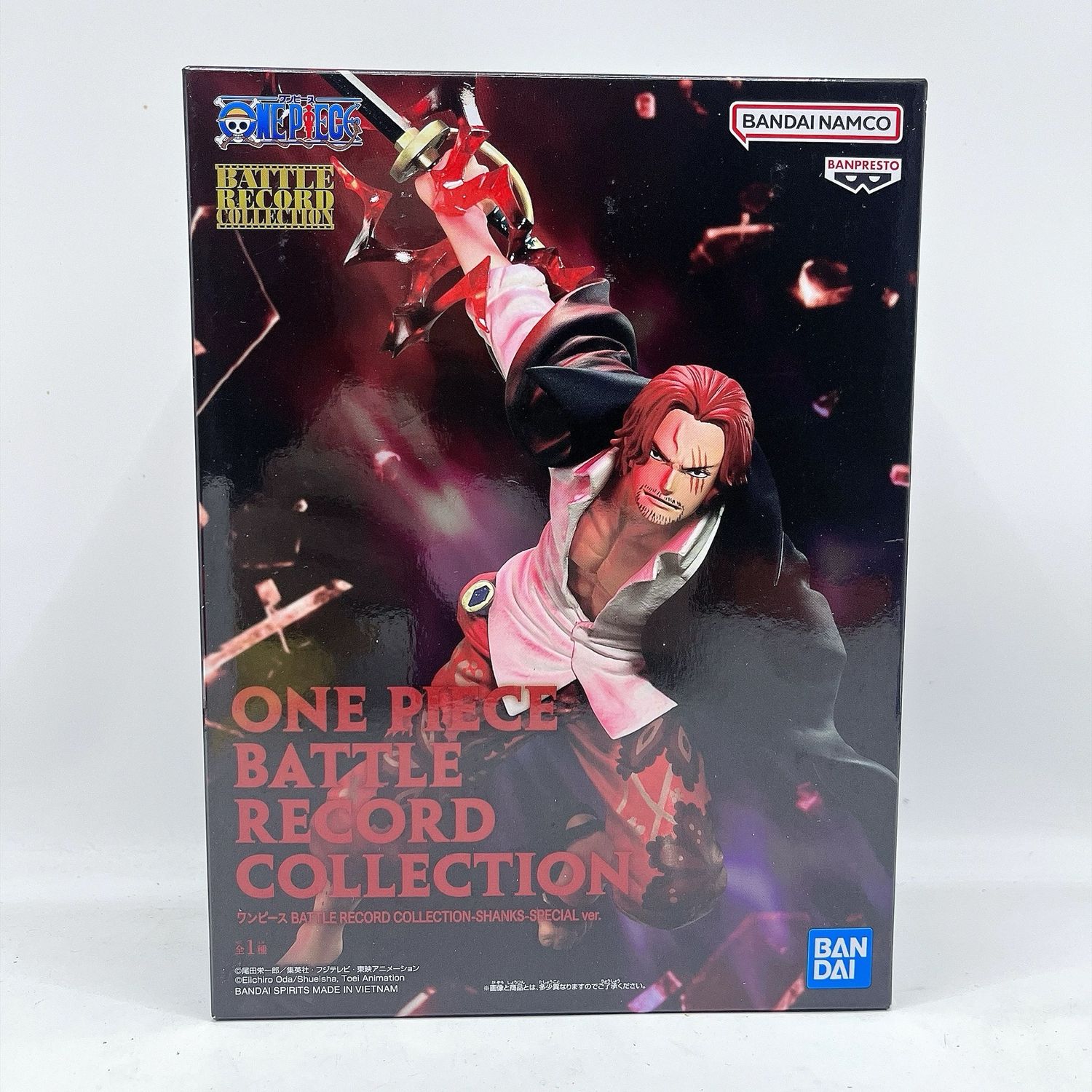 Bandai One Piece Shanks Figurine Original Japanese Anime