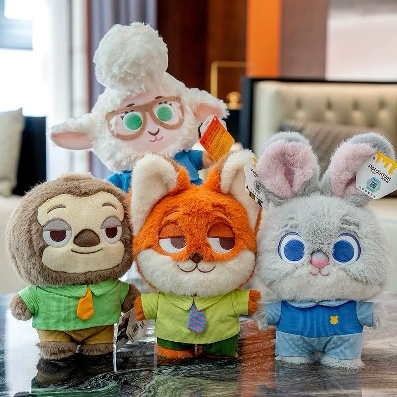 Zootopia Plush Judy Nick Thunder Stuffed Toy Movie Cute Gift
