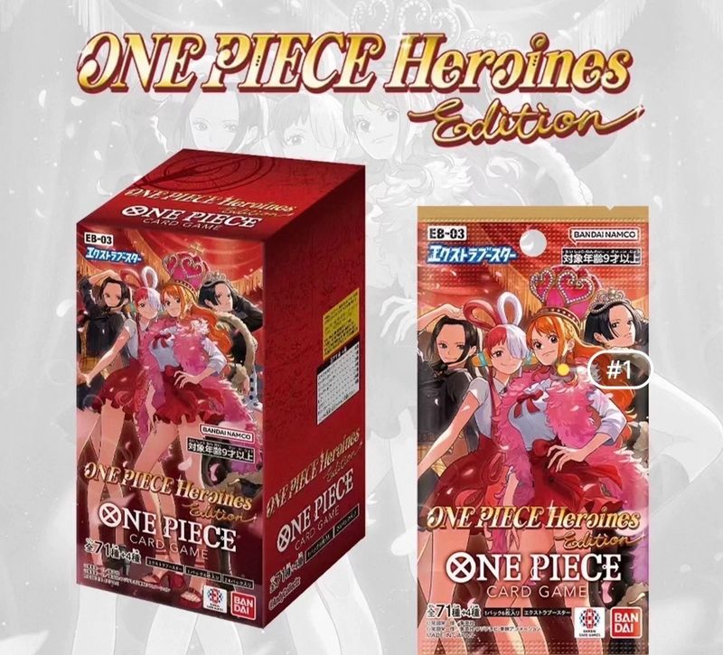One Piece Card Game EB03 Heroines Collectable BANDAI Original Japanese Version