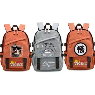 Anime School Bag Backpack Dragon Ball Totoro