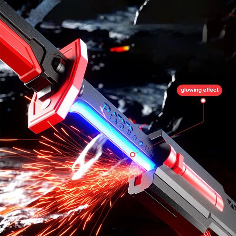 Sparking Spray LED Toy Sword Cosplay Anime Katana Glowing